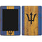 Barbados Flag Dark Wood Amazon Kindle Skin
